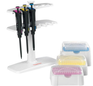 Thermo Scientific™ Finnpipette™ F2 GLP KIT1 - Zestaw trzech pipet jednokanałowych (1 - 1000l)