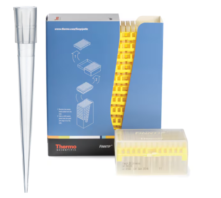 Końcówki_do_pipet_Finntip™250_Universal(0,5-250_μL)_-_Niesterylne_refill_argenta