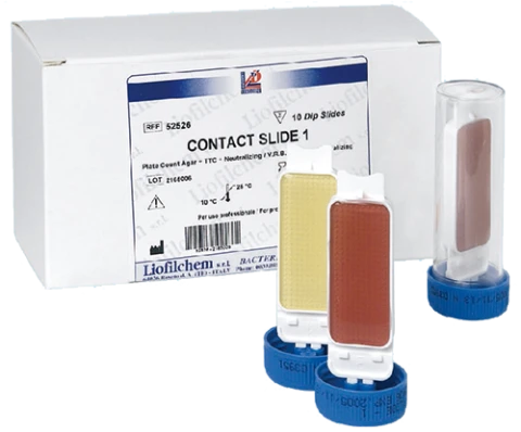 Contact Slide 1 (PCA + TTC + neutralizing/VRBG + neutralizing), płytki  typu dip-slide