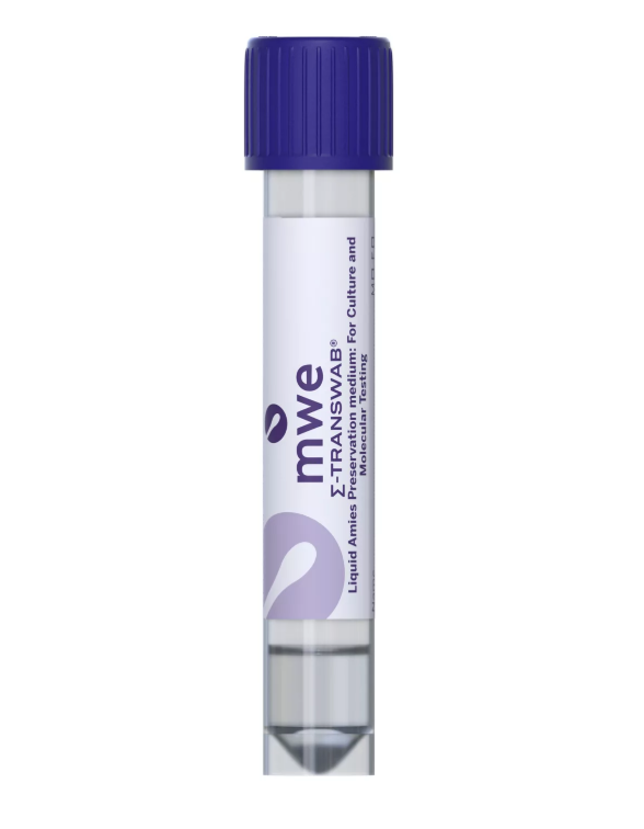 Sigma Transwab® micro tip Purflock® wymazówka 15 mm z końcówką micro flokowaną pożywka płynna Amies 1 ml