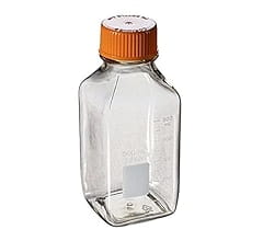 Corning® Kwadratowe butelki PET z nakrętką 1000ml 24szt.