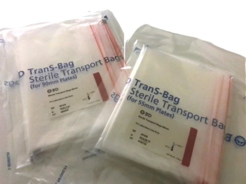 BD Difco™ TranS Bag sterylne woreczki transportowe na płytki 90mm 100szt.