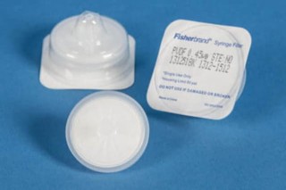 Fisherbrand™ Filtry strzykawkowe PVDF śr. 33mm, śr.porów 0,2 ?m, 50 szt.