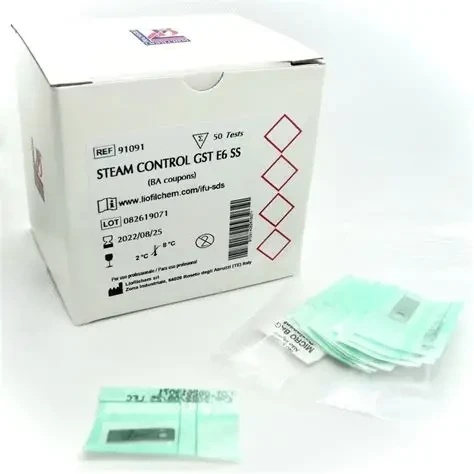 STERILtest GST E6 fiolkowe wskaźniki sterylizacji z nośnikiem ze sporami bakterii log 6 100szt.