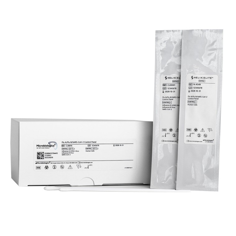 Panel kontrolny na wirusy Flu/RSV/SARS-CoV-2 Control Panel (Inactivated Swab)