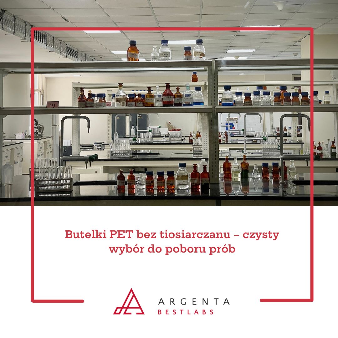 Butelki PET bez tiosiarczanu – czysty wybór do poboru prób