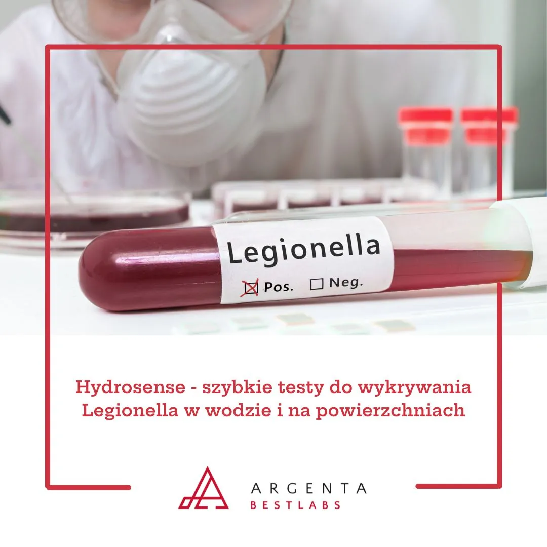 Hydrosense - szybkie testy do wykrywania Legionella w wodzie i na powierzchniach