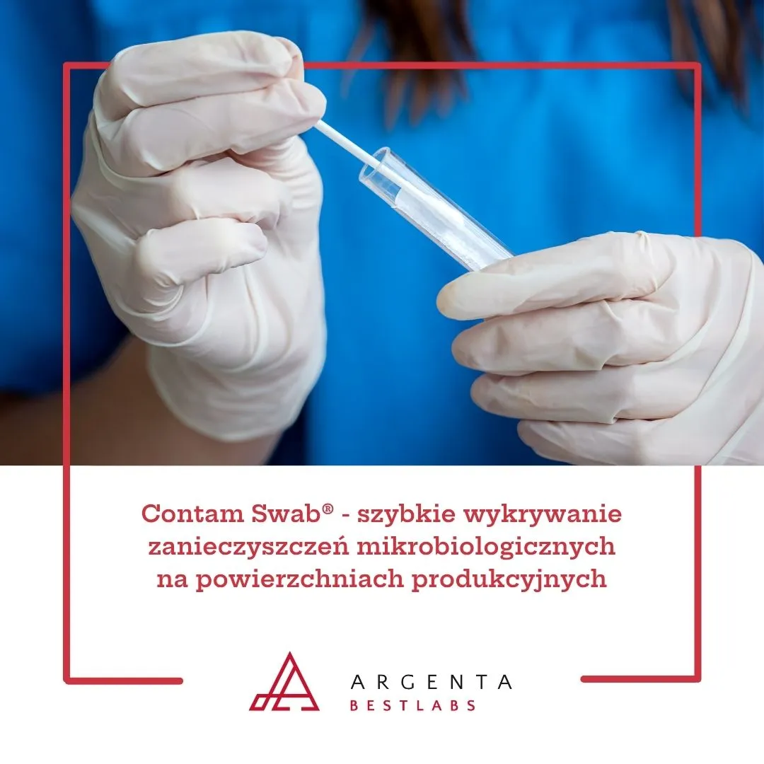 Contam Swab® - szybkie wykrywanie zanieczyszczeń mikrobiologicznych na powierzchniach produkcyjnych