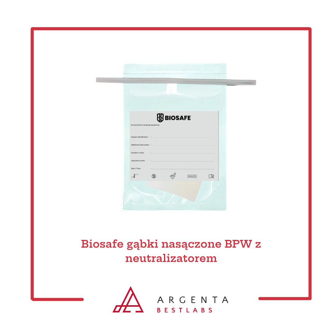 Biosafe gąbki nasączone BPW z neutralizatorem